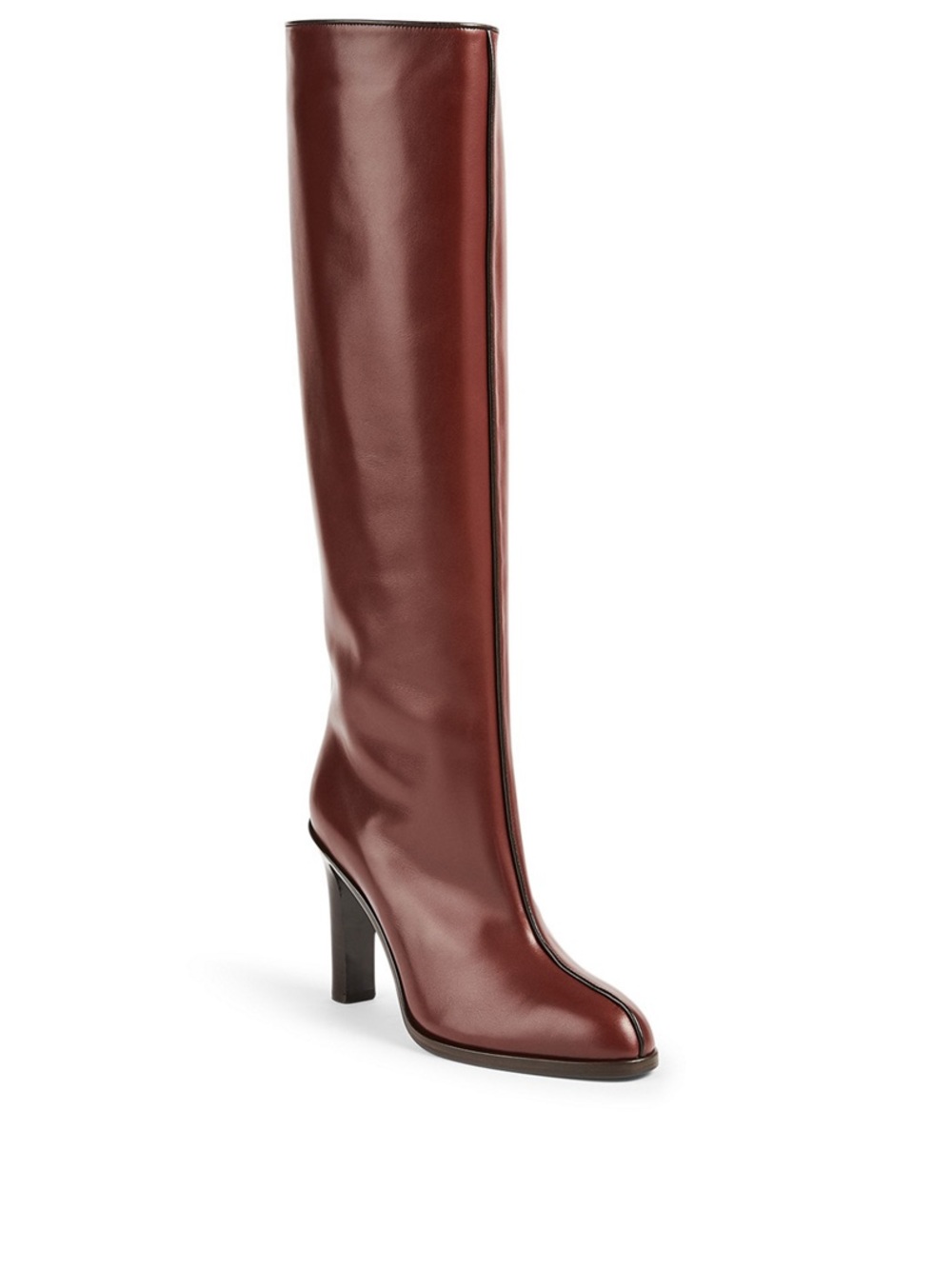 The Row Wide Shaft Leather Knee-High Boots, size 39